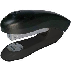 STAT HALF STRIP PLASTIC STAPLER BLACK