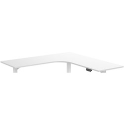 ERGOVIDA DESK TOP ONLY TO SUIT CORNER SIT-STAND DESK 1800 X 1800W X 750MMD WHITE