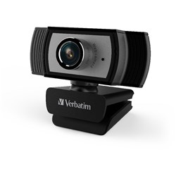 VERBATIM 1080P FULL HD WEBCAM BLACK/SILVER