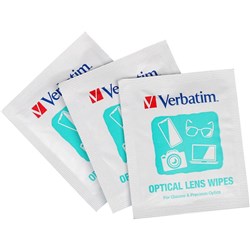 VERBATIM LENS CLEANING WIPES PACK OF 25