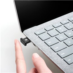 KENSINGTON VERIMARK USB-A 2ND FACTOR FINGERPRINT KEY BLACK