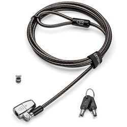 KENSINGTON CLICKSAFE 2.0 KEYED LAPTOP LOCK FOR NANO SECURITY SLOT BLACK
