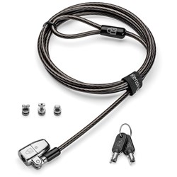 KENSINGTON CLICKSAFE 2.0 UNIVERSAL KEYED LAPTOP LOCK BLACK