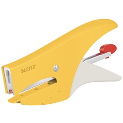 LEITZ COSY 1 HOLE PLIER 15 SHEET CAPACITY WARM YELLOW