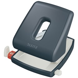 LEITZ COSY 2 HOLE PUNCH 30 SHEET CAPACITY VELVET GREY