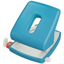 LEITZ COSY 2 HOLE PUNCH 30 SHEET CAPACITY CALM BLUE
