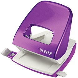LEITZ NEXXT WOW 2 HOLE PUNCH 30 SHEET CAPACITY PURPLE