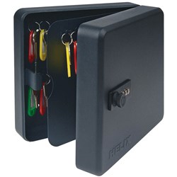 HELIX COMBINATION KEY CABINET KEYSAFE 50 KEYS BLACK