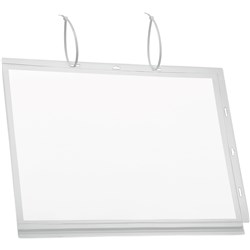 DURABLE WATER RESISTANT POCKET A3 WITH CABLE TIES TRANSPARENT PACK OF 5