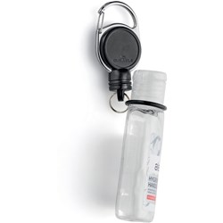 DURABLE RETRACTABLE REEL FOR HAND SANITISER 60CM HOLDS UP TO 250ML