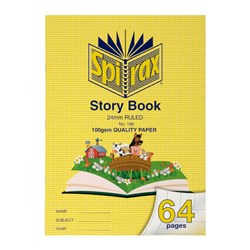 SPIRAX 169 STORY BOOK 332 X 240MM 64 PAGE 24MM RULED