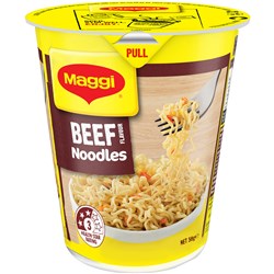 MAGGI BEEF NOODLES 58G CUP PACK OF 6