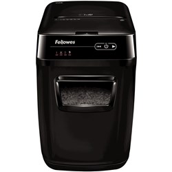 FELLOWES AUTOMAX 150C CROSS CUT SHREDDER BLACK