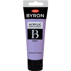 Jasart Byron Acrylic Paint 75ml Brilliant Purple