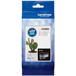 BROTHER LC-436BK INK CARTRIDGE BLACK