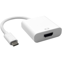 ASTROTEK THUNDERBOLT ADAPTER TYPE C (USB-C) TO HDMI WHITE