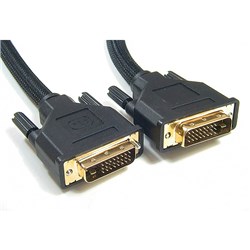 ASTROTEK DVI-D CABLE GOLD PLATED 24+1 PINS MALE TO MALE 5 METRE BLACK