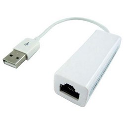 ASTROTEK USB TO RJ45 ETHERNET LAN ADAPTER CABLE 15CM WHITE