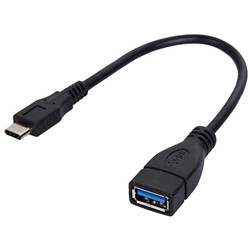 ASTROTEK SYNC CABLE USB 3.1 TYPE-C MALE TO USB 3.0 TYPE-A FEMALE 1 METRE BLACK