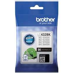 BROTHER LC-432BK INK CARTRIDGE BLACK