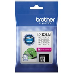 BROTHER LC-432XLM INK CARTRIDGE HIGH YIELD MAGENTA