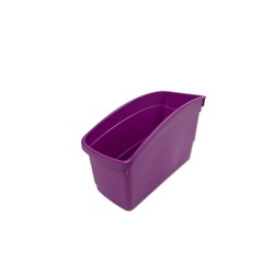 VISIONCHART CREATIVE KIDS PLASTIC BOOK TUB 145W X 300D X 190MMH PURPLE