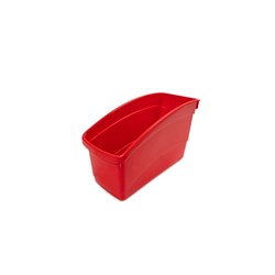 VISIONCHART CREATIVE KIDS PLASTIC BOOK TUB 145W X 300D X 190MMH RED