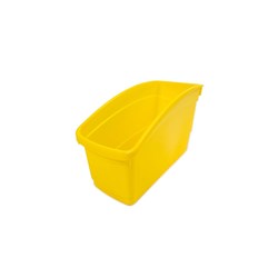 VISIONCHART CREATIVE KIDS PLASTIC BOOK TUB 145W X 300D X 190MMH YELLOW