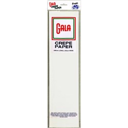 ALPEN GALA CREPE PAPER 240 X 50CM WHITE PACK OF 12