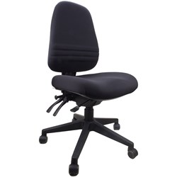 RAPIDLINE ENDEAVOUR PRO OPERATOR CHAIR HIGH BACK BLACK