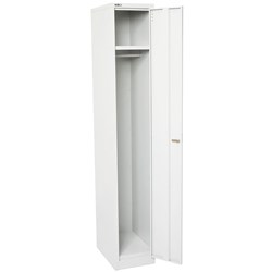 RAPIDLINE GO LOCKER 1 DOOR 305W X 455D X 1830MMH WHITE