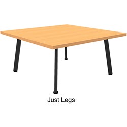 RAPIDLINE ETERNITY COFFEE TABLE FRAME ONLY 600W X 600D X 425MMH BLACK