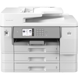 Brother MFC-J6957DW Inkjet INKvestment Multifunction A3 Colour Printer White