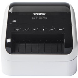 BROTHER QL-1110NWB EXTRA WIDE WIRELESS LABEL PRINTER BLACK AND WHITE