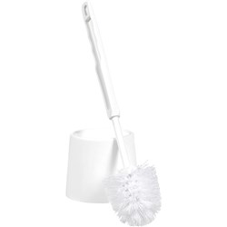CLEANLINK TOILET BRUSH AND POT WHITE