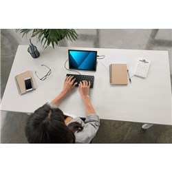 KENSINGTON SIMPLE SOLUTIONS WIRED COMPACT KEYBOARD WITH USB-C CONNECTOR BLACK