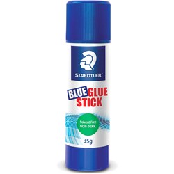 STAEDTLER GLUE STICK 35G SOLVENT FREE NON TOXIC BLUE