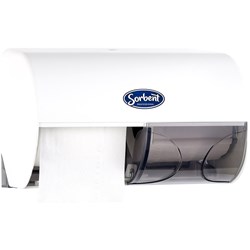 SORBENT PROFESSIONAL TOILET TISSUE DISPENSER DOUBLE WHITE