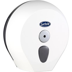 SORBENT PROFESSIONAL JUMBO TOILET TISSUE DISPENSER SINGLE WHITE