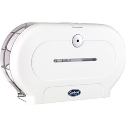 SORBENT PROFESSIONAL JUMBO TOILET TISSUE DISPENSER DOUBLE WHITE