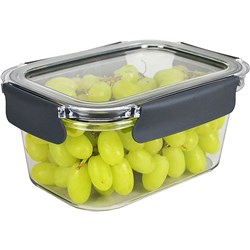 ITALPLAST SNAP LOCK FOOD CONTAINER 1300ML CLEAR