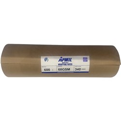 PROTEXT KRAFT PACKAGING PAPER ROLL 600MM X 340M 60GSM BROWN
