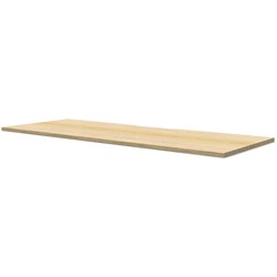RAPIDLINE RECTANGLE TABLE TOP ONLY 1800W X 900D X 25MMD NATURAL OAK