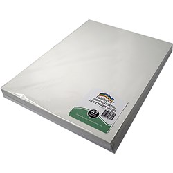 RAINBOW PREMIUM DIGITAL COPY PAPER GLOSS A3 130GSM WHITE PACK OF 250 SHEETS