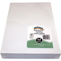 RAINBOW PEFC MATTE DIGITAL COPY PAPER A4 120GSM WHITE PACK OF 250 SHEETS