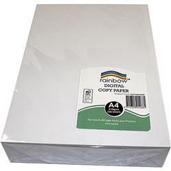 RAINBOW PEFC MATTE DIGITAL COPY PAPER A4 210GSM WHITE PACK OF 250 SHEETS