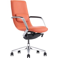 K2 EP TITAN GENIUS EXECUTIVE CHAIR ORANGE LEATHER