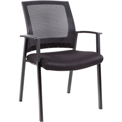 K2 NTR PROJECTX VISITOR CHAIR WITH ARMS BLACK