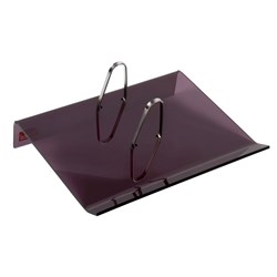 SASCO DESK CALENDAR STAND ACRYLIC SIDE PUNCHED 134 X 180 X 32MM BROWN