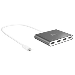 J5CREATE USB-C TO 4-PORT QUAD HDMI MULTI-MONITOR ADAPTER